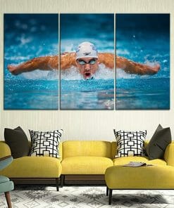 ichael phelps swimmer sport painting 5 main 3