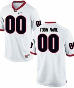 Custom Georgia Jersey Name Number White College Football Style 2