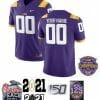 LSU Joe Burreaux Jersey #9 NCAA College Football Purple Diamond Quest, Top Smart Design LSU Joe Burreaux Jersey #9 NCAA College Football Purple Diamond Quest, Top Smart Design