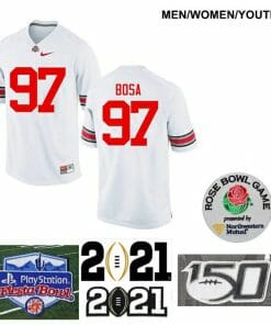 Ohio State Buckeyes #97 Joey Bosa Limited NCAA College Football Jersey White
