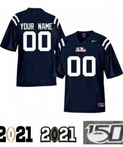 Custom Ole Miss Football Jersey Name and Number NCAA Football Jersey