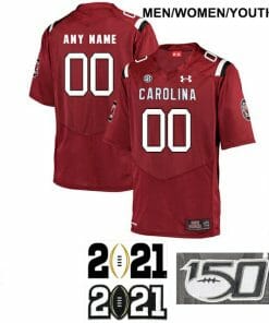 South Carolina Football Jersey Custom Name and Number NCAA Football Jersey Red