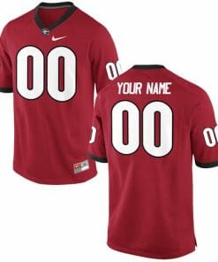 Georgia Bulldogs Jersey Custom Name And Number NCAA College Football Red
