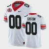 Custom UGA Football Jersey Georgia Bulldogs Name and Number College Away Game White, Top Smart Design Custom UGA Football Jersey Georgia Bulldogs Name and Number College Away Game White, Top Smart Design