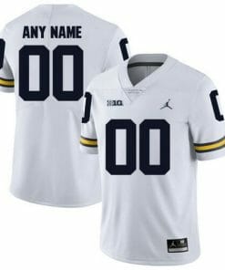 Wolverines Custom Football Jersey Name and Number NCAA College White
