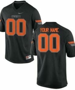 Oklahoma State Custom Football Jersey Name Number NCAA Black