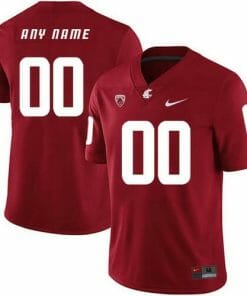 Personalized Washington State Cougars Jersey Name And Number NCAA Red