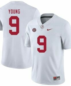 Bryce Young Alabama Jersey #9 NCAA College Football Game White