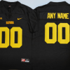 Iowa Hawkeyes Custom Jersey Name and Number College Football Jersey Yellow, Top Smart Design Iowa Hawkeyes Custom Jersey Name and Number College Football Jersey Yellow, Top Smart Design