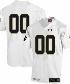 Custom Notre Dame Jersey Name Number Football Jersey White