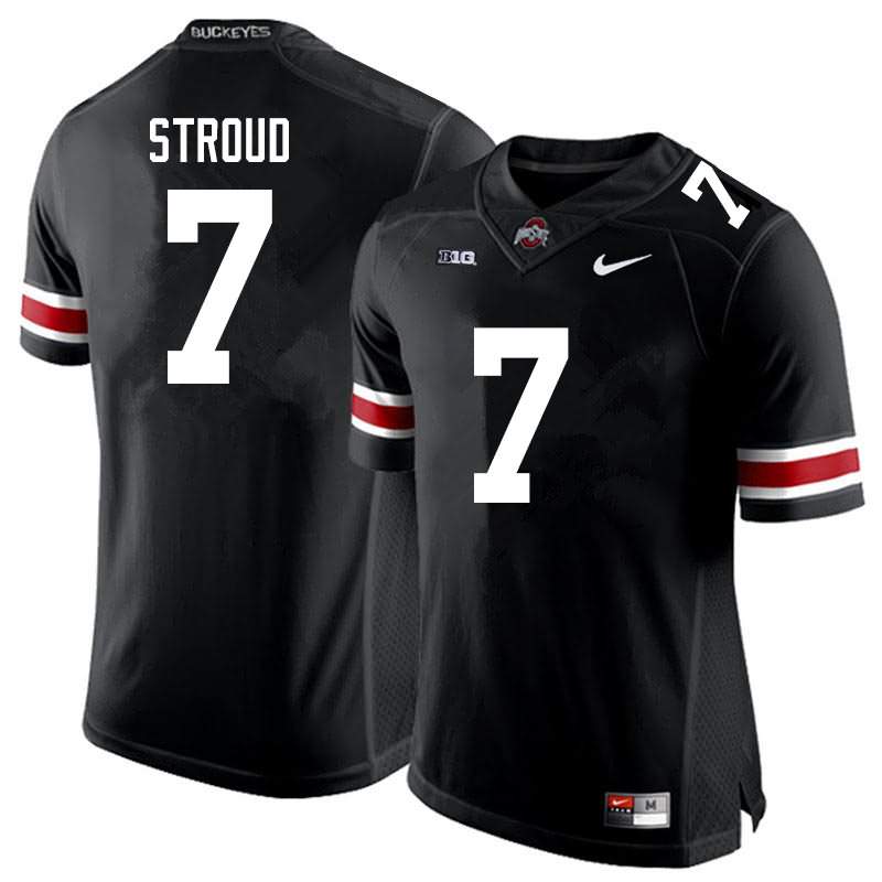 CJ Stroud OSU Football Jersey #7 NCAA College Black, Top Smart Design CJ Stroud OSU Football Jersey #7 NCAA College Black, Top Smart Design