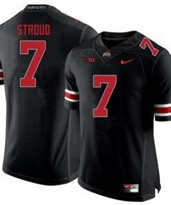 CJ Stroud OSU Jersey #7 NCAA College Football Blackout