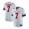 CJ Stroud Jersey Football #7 Ohio State Buckeyes NCAA Limited White, Top Smart Design CJ Stroud Jersey Football #7 Ohio State Buckeyes NCAA Limited White, Top Smart Design