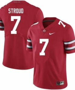 CJ Stroud Football Jersey #7 Ohio State Buckeyes NCAA College Football Scarlet