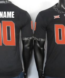 Customized Oklahoma State Jersey Name Number Football Jersey Black