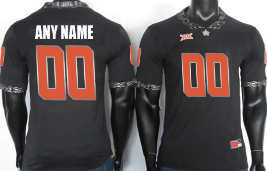 Customized Oklahoma State Jersey Name Number Football Jersey Black, Top Smart Design Customized Oklahoma State Jersey Name Number Football Jersey Black, Top Smart Design