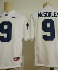 PSU McSorley Jersey #9 NCAA College Football White Blue