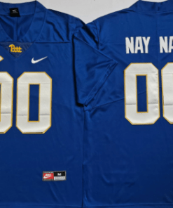 Customized Pitt Panthers Jersey Name Number College Football Jersey Blue