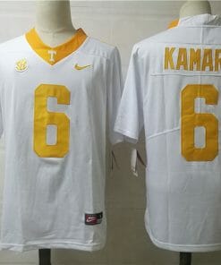 Tennessee Volunteers #6 Alvin Kamara College Football Jersey White
