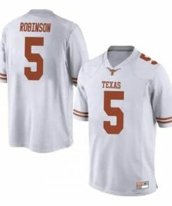 Texas Robinson Jersey #5 NCAA College Football White