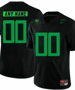 Personalized Oregon Ducks Jersey Name and Number NCAA College Football Black