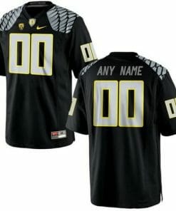 Custom Oregon Football Jersey Name and Number NCAA College Black Stitched