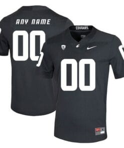 Washington State Custom Jersey Name And Number NCAA College Football Black