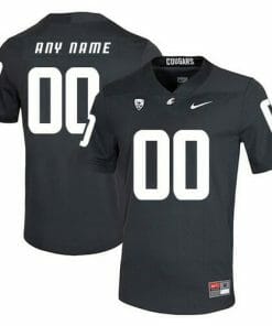 Washington State Custom Jersey Name And Number NCAA College Football Black