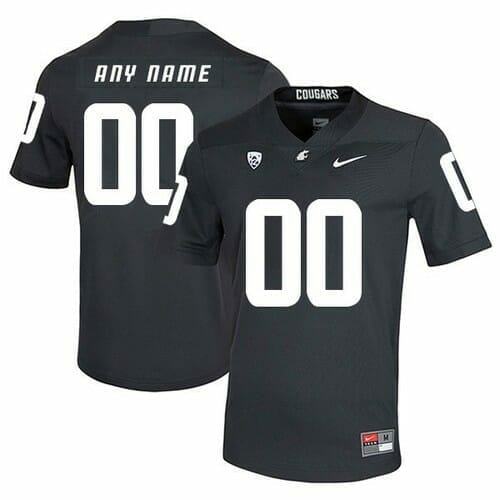 Washington State Custom Jersey Name And Number NCAA College Football Black, Top Smart Design Washington State Custom Jersey Name And Number NCAA College Football Black, Top Smart Design
