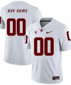 Washington State Cougars Custom Jersey Name And Number College Football White