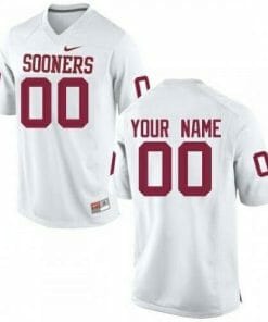Oklahoma Sooners Custom Jersey Name and Number College NCAA Football White