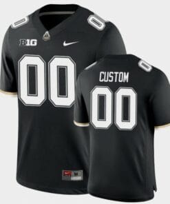 Custom Purdue Boilermakers Jersey Name and Number NCAA College Football Game Black