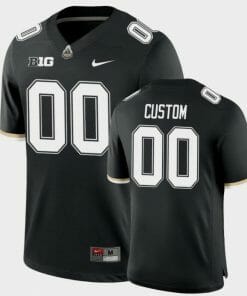 Custom Purdue Boilermakers Jersey Name and Number NCAA College Football Game Black