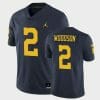 Charles Woodson Michigan Jersey #2 NCAA College Football White, Top Smart Design Charles Woodson Michigan Jersey #2 NCAA College Football White, Top Smart Design