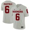 Oklahoma Sooners #6 Baker Mayfield Football Jersey Red Diamond, Top Smart Design Oklahoma Sooners #6 Baker Mayfield Football Jersey Red Diamond, Top Smart Design