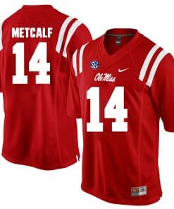 Ole Miss Rebels #14 D.K. Metcalf NCAA College Football Jersey Red