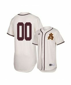 Custom ASU Baseball Jersey White NCAA