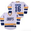 Charleston Chiefs #16 Hanson Brothers Slapshot Blue Hockey Jersey, Top Smart Design Charleston Chiefs #16 Hanson Brothers Slapshot Blue Hockey Jersey, Top Smart Design