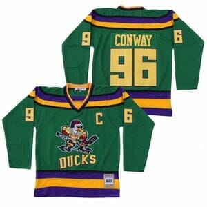 Charlie Conway #96 Mighty Ducks Hockey Jersey, Top Smart Design Charlie Conway #96 Mighty Ducks Hockey Jersey, Top Smart Design