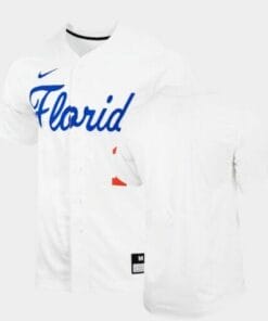 Custom Florida Gators Jersey Name Number College Baseball White