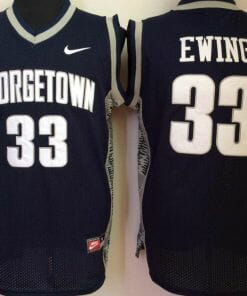 Georgetown Hoyas GRAY #33 Patrick Ewing NCAA Basketball Jersey