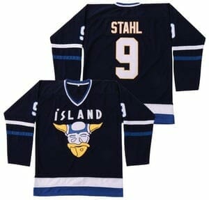 Gunnar Stahl #9 Team Iceland Mighty Ducks Hockey Jersey
