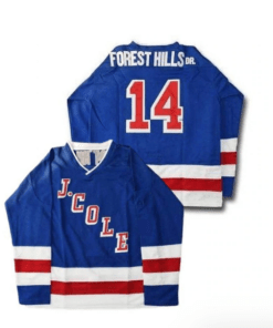 J Cole #14 Forest Hills Dr.Hockey Jersey