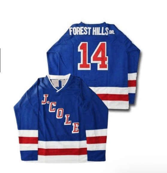 J Cole #14 Forest Hills Dr.Hockey Jersey, Top Smart Design J Cole #14 Forest Hills Dr.Hockey Jersey, Top Smart Design