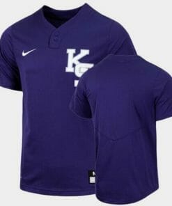 Custom Kansas State Wildcats Jersey Name Number College Baseball Purple