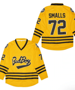 Notorious BIG Biggie Small #72 Bad Boy Hockey Yellow Jersey