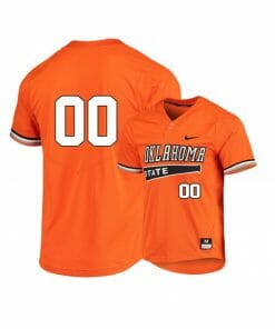 Custom Oklahoma State Cowboys Jersey Name Number Baseball Orange Elite