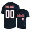 Custom Ole Miss Rebels Jersey Name and Number College Baseball Blue, Top Smart Design Custom Ole Miss Rebels Jersey Name and Number College Baseball Blue, Top Smart Design