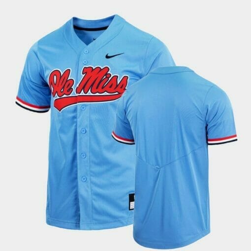 Custom Ole Miss Rebels Jersey Name Number College Baseball Blue, Top Smart Design Custom Ole Miss Rebels Jersey Name Number College Baseball Blue, Top Smart Design