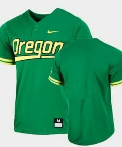 Custom Oregon Ducks Jersey Name Number College Baseball Replica Green